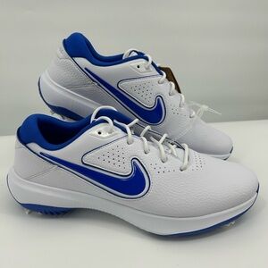 Nike Victory Pro 3 Golf Shoes Mens 10.5 White Hyper Royal